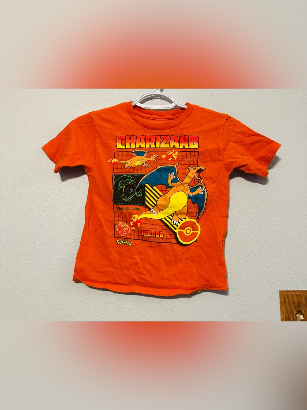 Pokémon “Charizard” unisex Kids Graphic Tee shirt